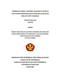 Image of PENERAPAN MODEL CHILDREN LEARNING IN SCIENCE 
(CLIS) UNTUK MENINGKATKAN HASIL BELAJAR IPA DI 
KELAS IV SDN 1 PASOKAN