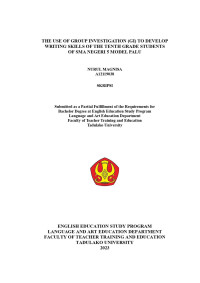 IMPROVING STUDENTS’ VOCABULARY MASTERY
THROUGH ENGLISH SPELLING BEE GAMES
AT SMP NEGERI 3 BANAWA