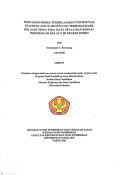 PENGARUH MODEL PEMBELAJARAN CONTEXTUAL 
TEACHING AND LEARNING (CTL) TERHADAP HASIL 
BELAJAR SISWA PADA MATA PELAJARAN BAHASA 
INDONESIA DI KELAS V SD NEGERI TONDO