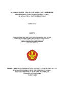 KONTRIBUSI GURU PPKn DALAM MEMBANGUN KARAKTER
PESERTA DIDIK PADA PROSES PEMBELAJARAN
DI KELAS VIII A SMP NEGERI 13 PALU