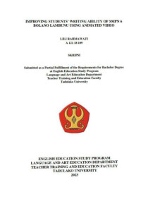 Image of IMPROVING STUDENTS’ WRITING ABILITY OF SMPN 6 
BOLANO LAMBUNU USING ANIMATED VIDEO