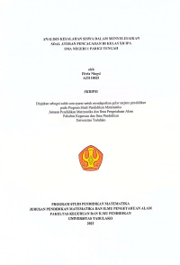 ANALISIS KESALAHAN SISWA DALAM MENYELESAIKAN 
SOAL ATURAN PENCACAHAN DI KELAS XII IPA   
SMA NEGERI 1 PARIGI TENGAH