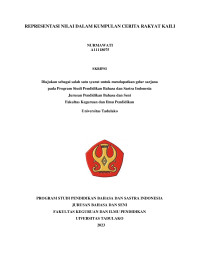 Image of REPRESENTASI NILAI DALAM KUMPULAN CERITA RAKYAT KAILI